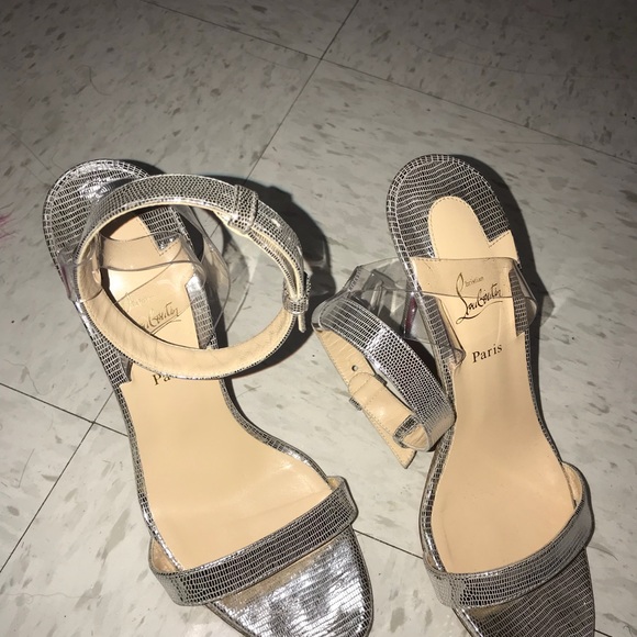 Jonatina Embossed Red Sole Sandal (SOLD) - Picture 2 of 4